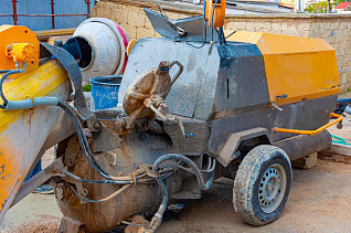 Стационарный бетонный насос